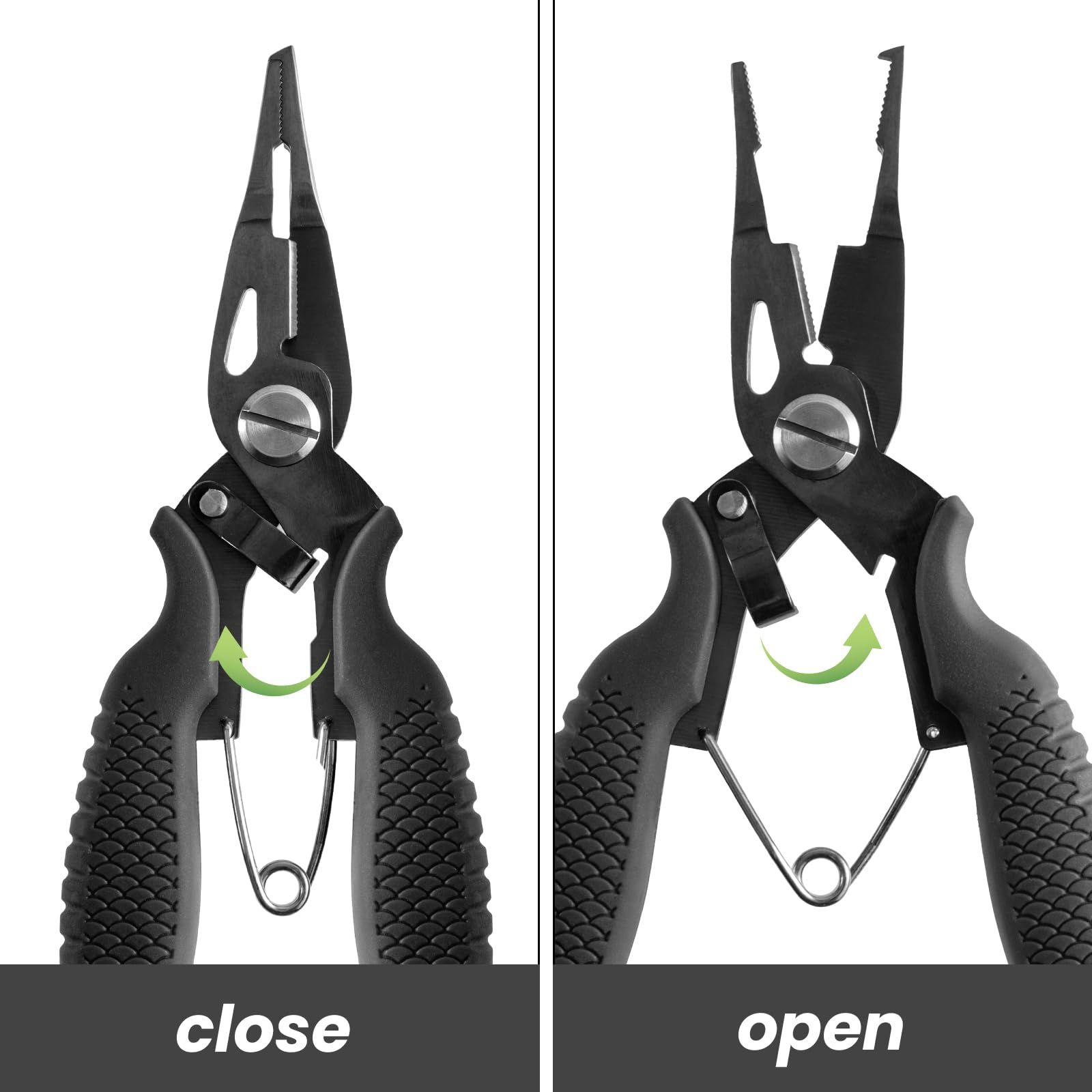 Fishing Pliers, Braid Scissors and Split Ring Pliers, Fishing Hook Remover view 4