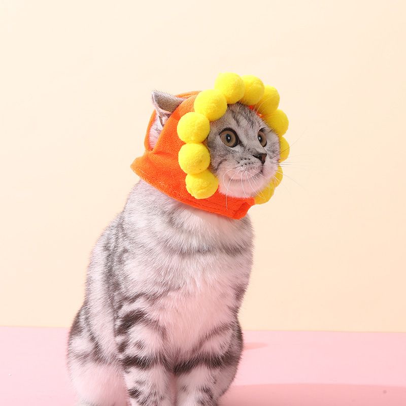 Sun Flower Shape Adorable Pet Hat view 2