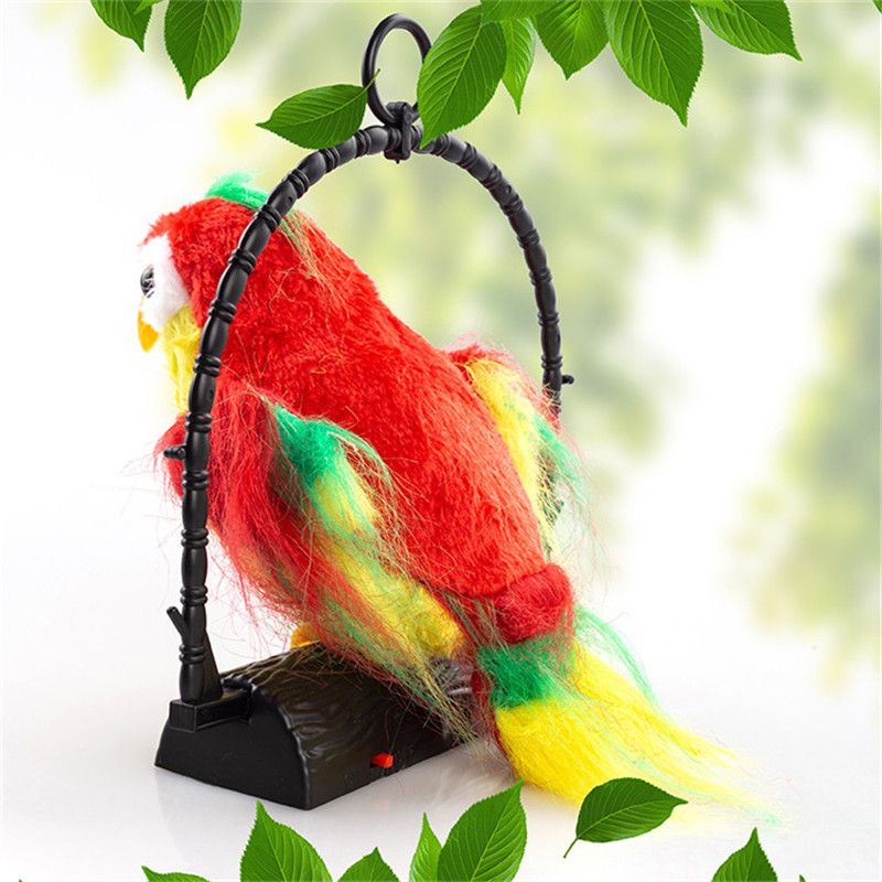 Parrot Toys Talking Parrot Toy Recording Words: Repeats What You Say Bird view 4