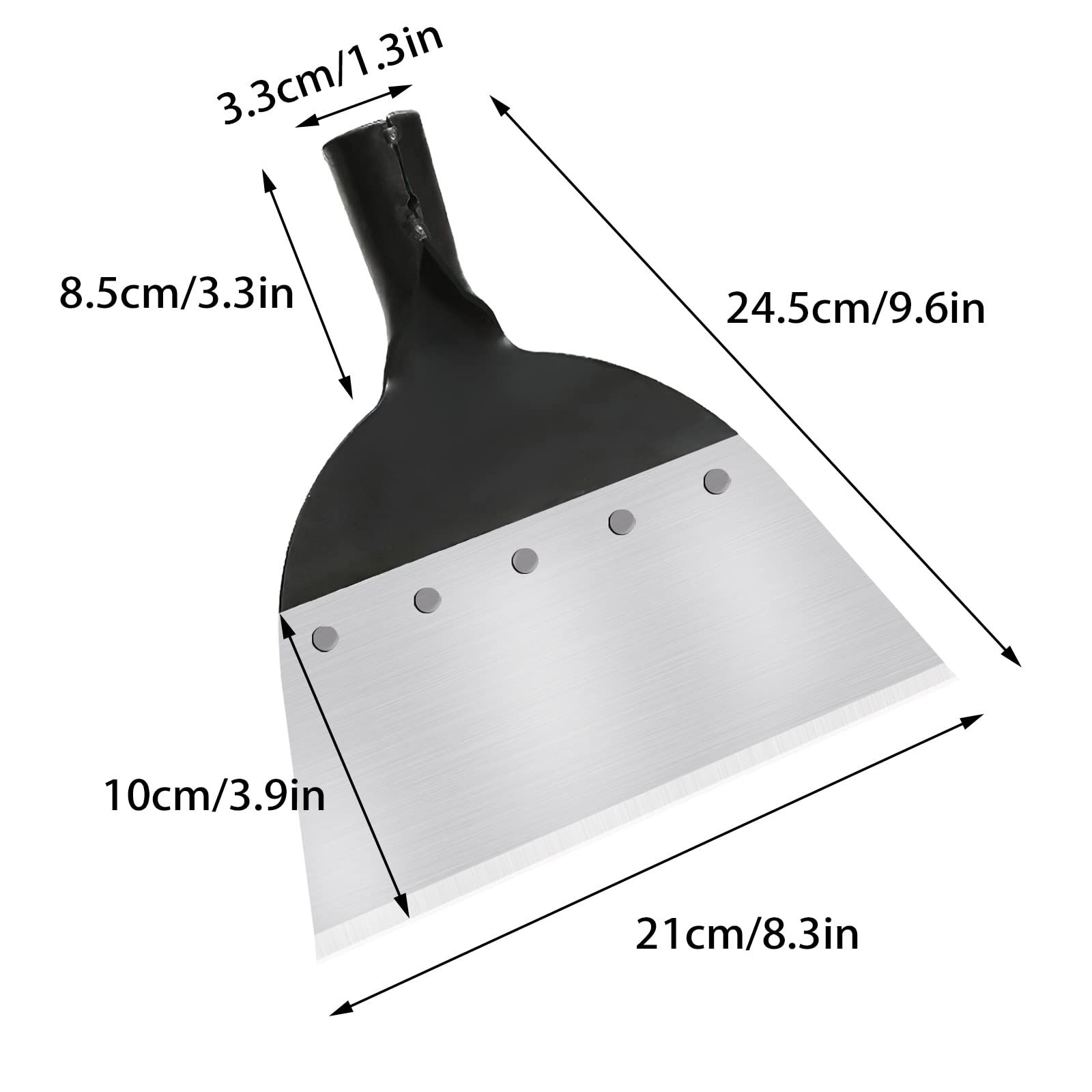 Garden Shovel Snow Shovel Multi-Functional Steel Flat Shovel Garden Spade view 2