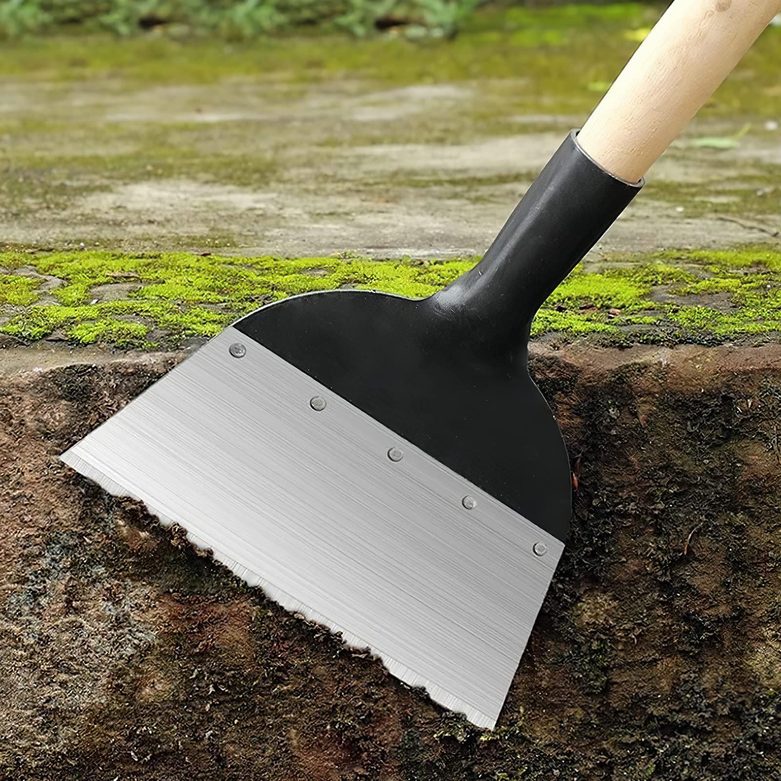 Garden Shovel Snow Shovel Multi-Functional Steel Flat Shovel Garden Spade view 4