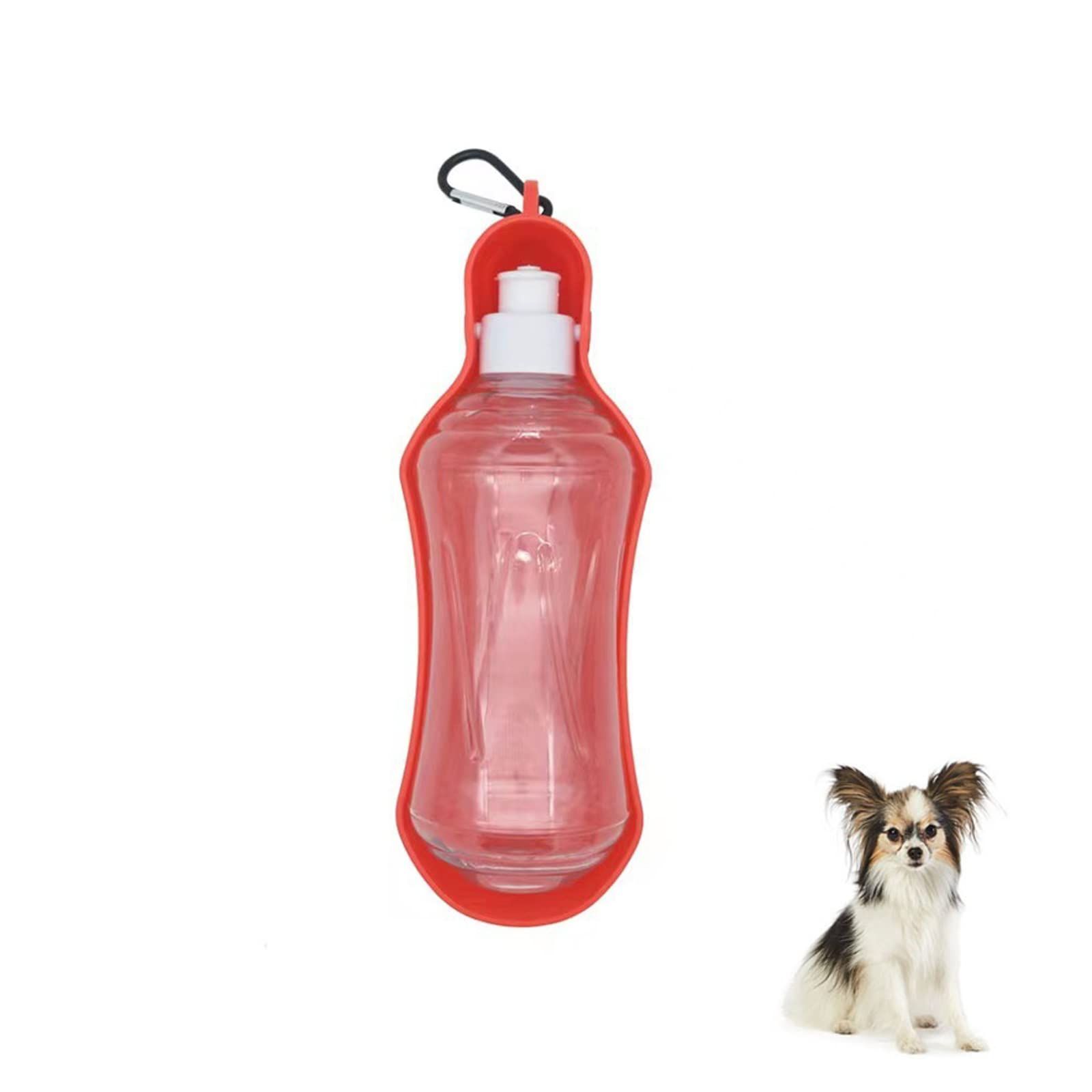Dog Water Bottle Portable 500ml Dog Walking Travel Bottle Leak Proof Foldable — image 1