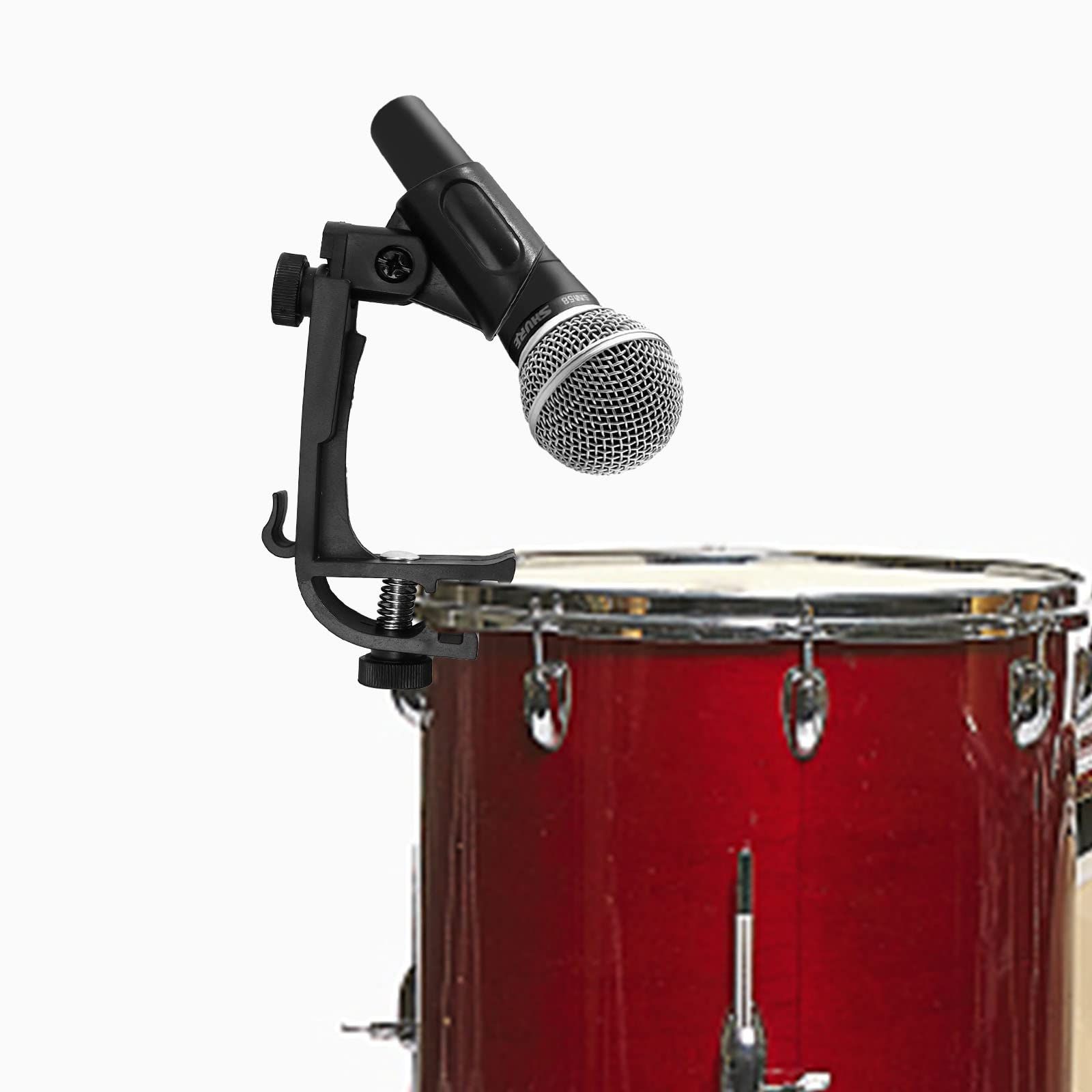 2-PCS Microphone Clips for Drums Microphone Clip Microphone Clips for Stands view 5