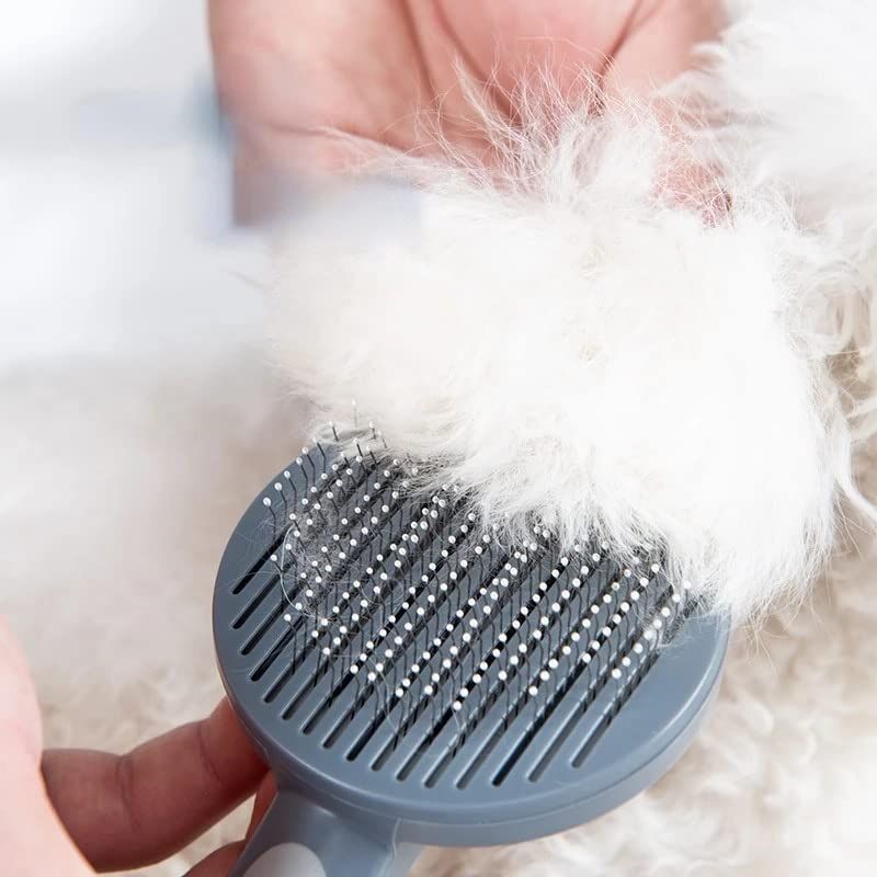 Small Dog Gentle Pet Comb Kitten Soft Brush Effective for Stainless Steel view 5