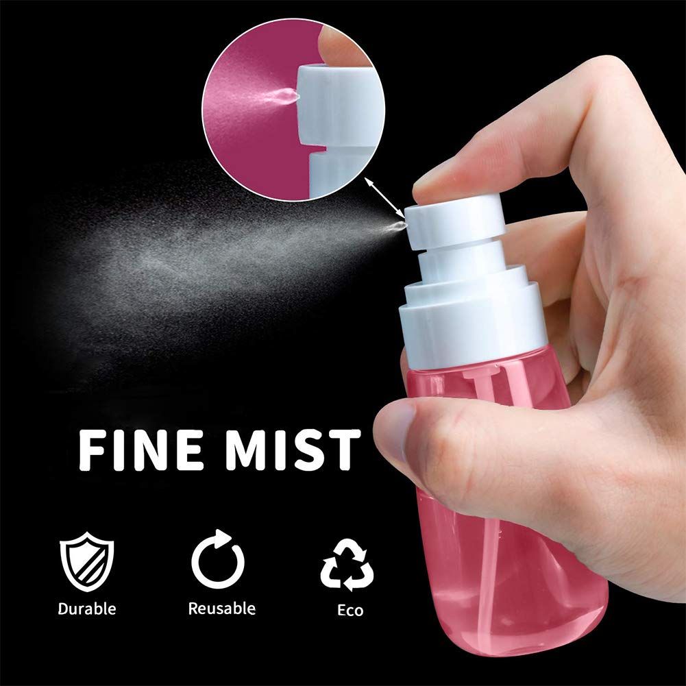 3pcs 30ml empty cosmetics refillable travel container plastic hair spray view 5