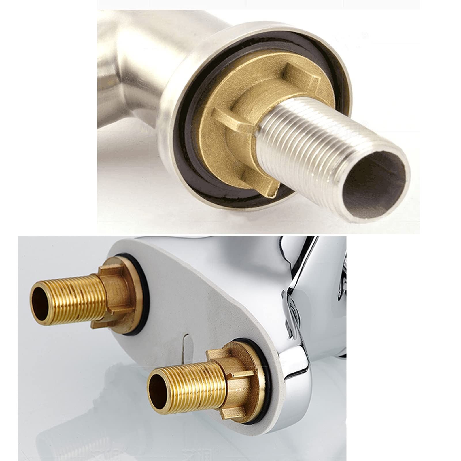 2pcs，G1/2-inch faucet lock nut view 2
