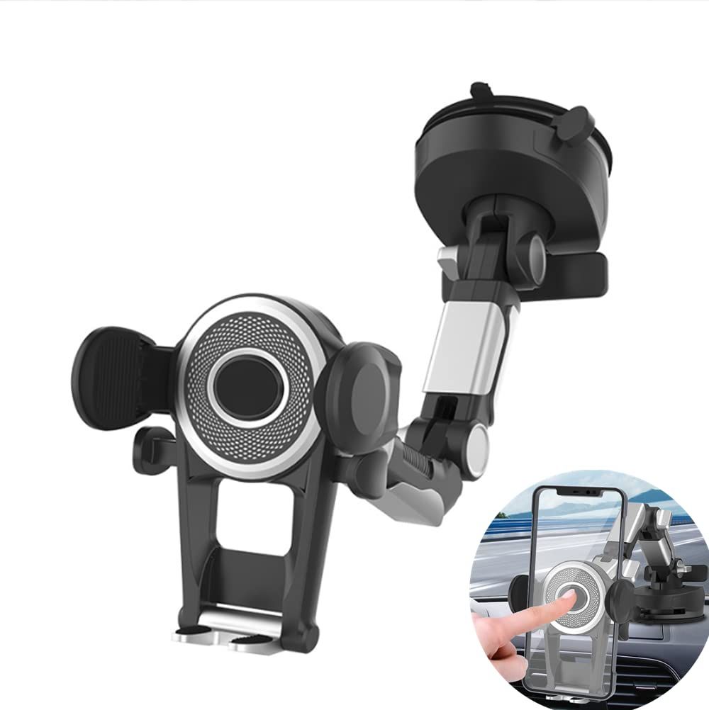 Heavy Duty Cell Phone Holder for Truck Dashboard Windshield — image 1