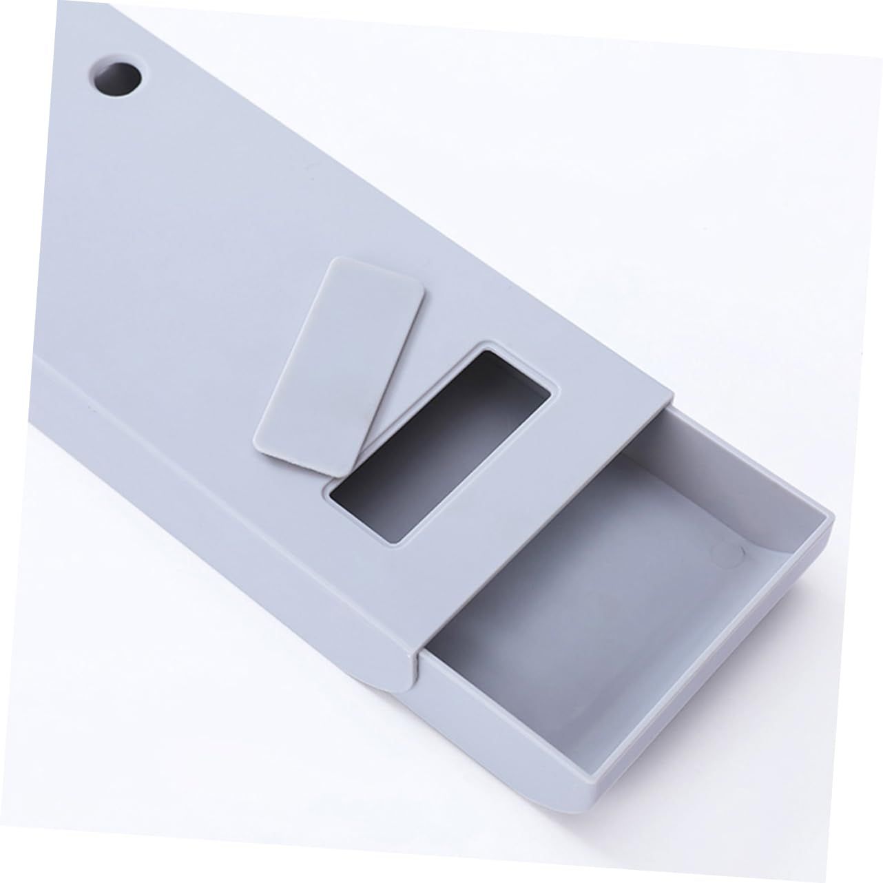 desktop Stationery drawer tray hidden desk stick on secret drawer pencil case view 2