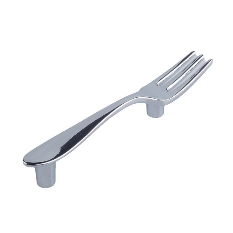 3pcs，Tableware handles, knives, forks, spoons, creative furniture handles — image 1