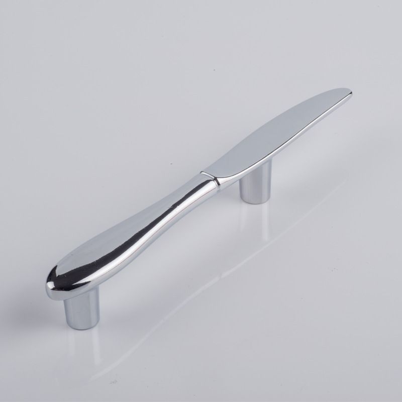 3pcs，Tableware handles, knives, forks, spoons, creative furniture handles view 3