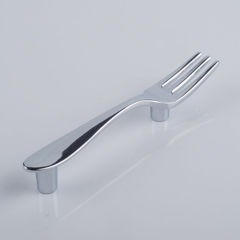 3pcs，Tableware handles, knives, forks, spoons, creative furniture handles view 5