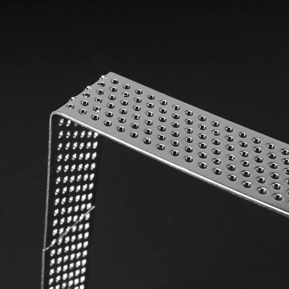 Square oval fruit pie ring perforated pie ring 304 stainless steel tower ring view 3