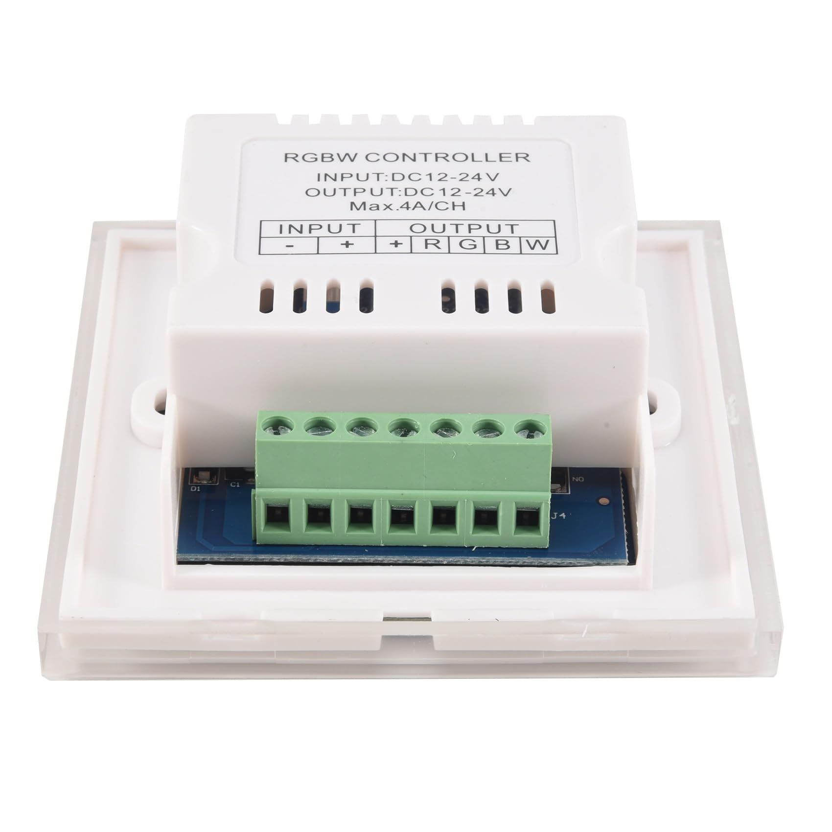 LED Wall Switch Dimmer, Wall Mounted Colorful LED Touch Panel Controller view 5
