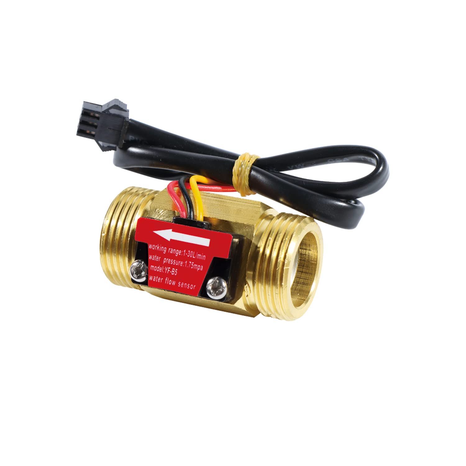 6-point water flow sensor Hall flowmeter water heater farmland irrigation