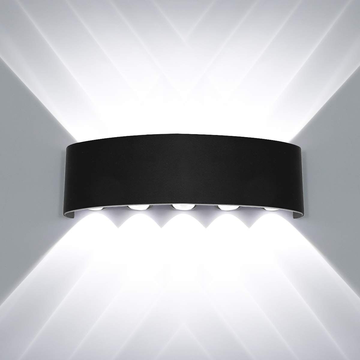 10W Waterproof Modern Wall Sconces LED Wall Light Up Down Aluminum Wall Lamp — image 1