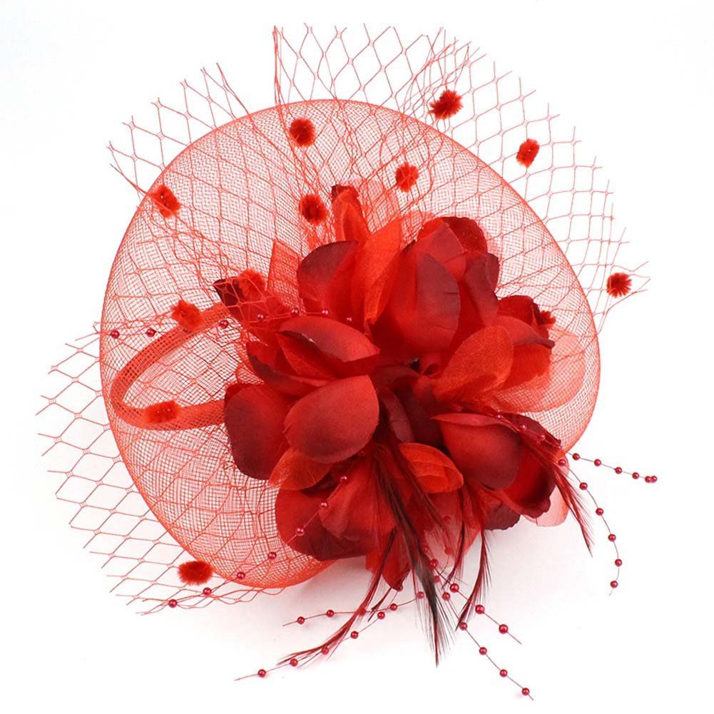 Enchanting large floral headbands with mesh headbands — image 1