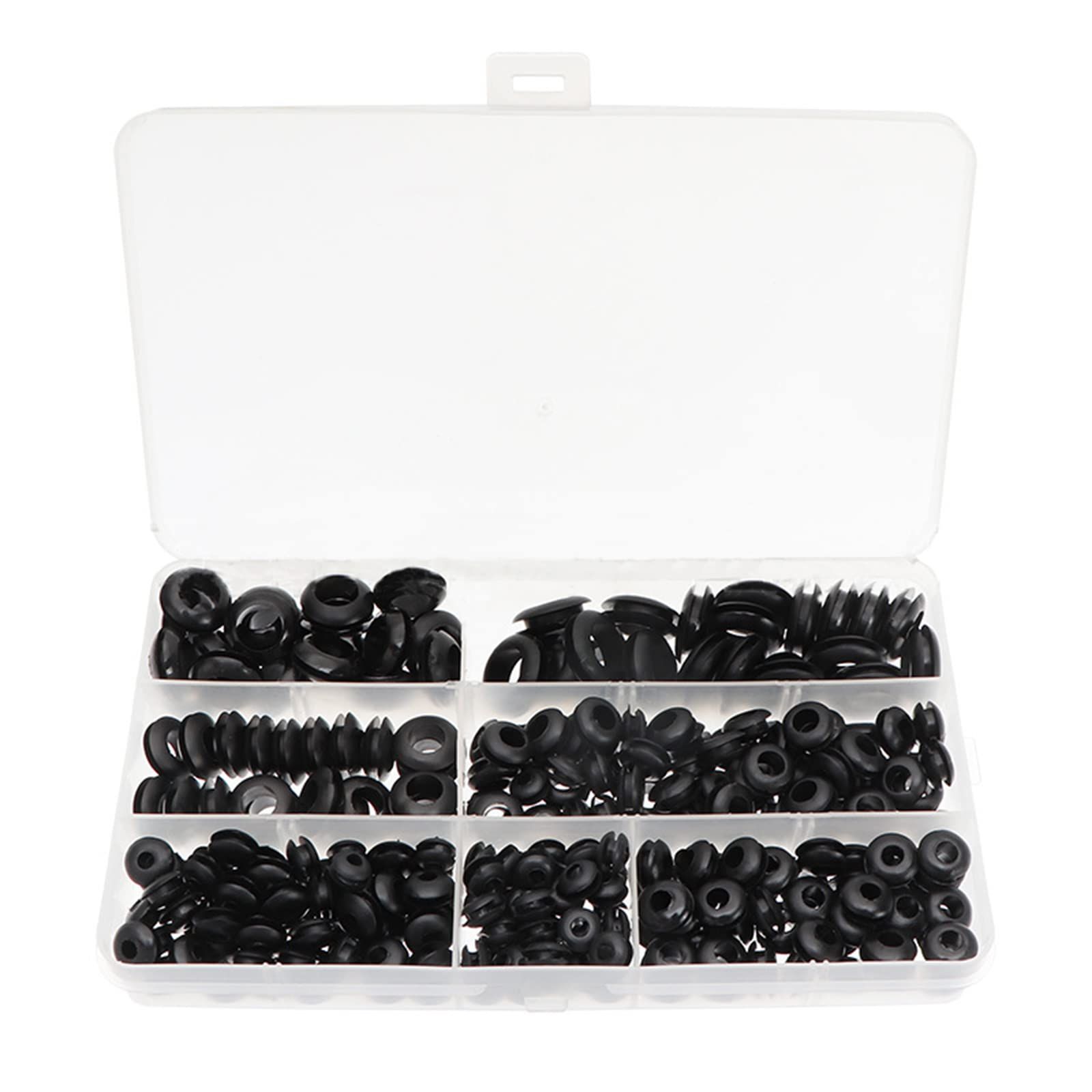 260pcs Rubber Grommet Kit Set of 7 Sizes — image 1
