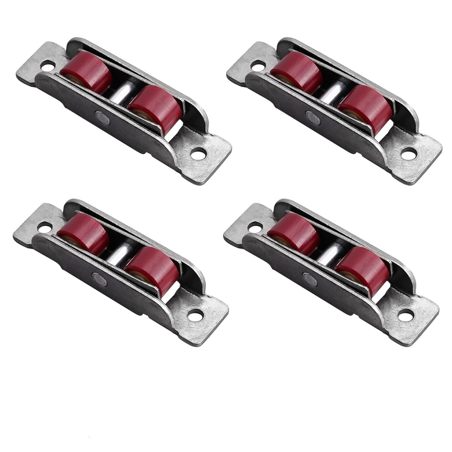15.8mm Width Nylon Double Wheel Pulley — image 1