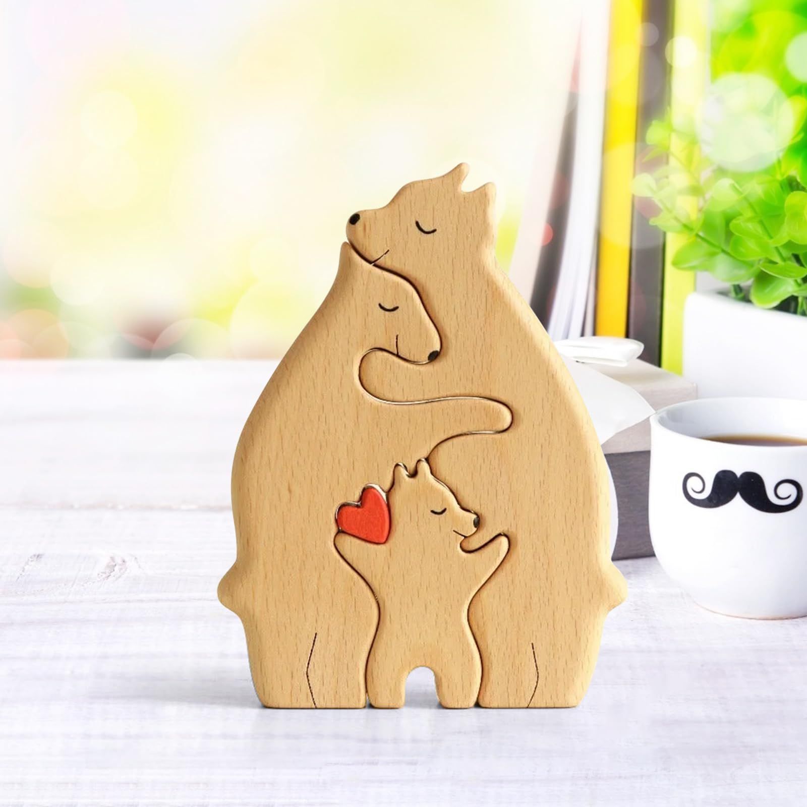 Wooden Bears Family Art Puzzle view 5