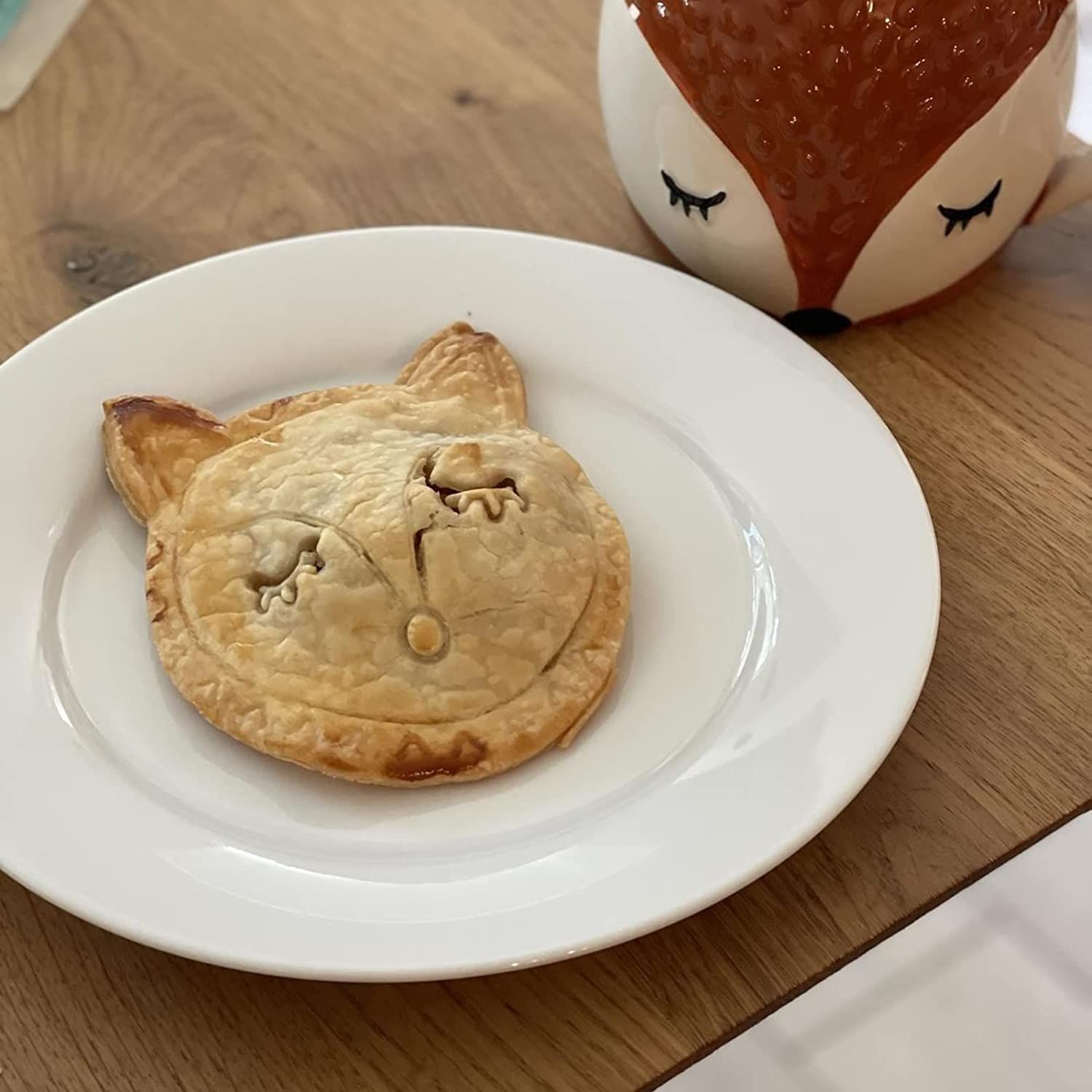 Classic Mini Hand Pie Molds Fox & Owl Shape for Children Party view 3