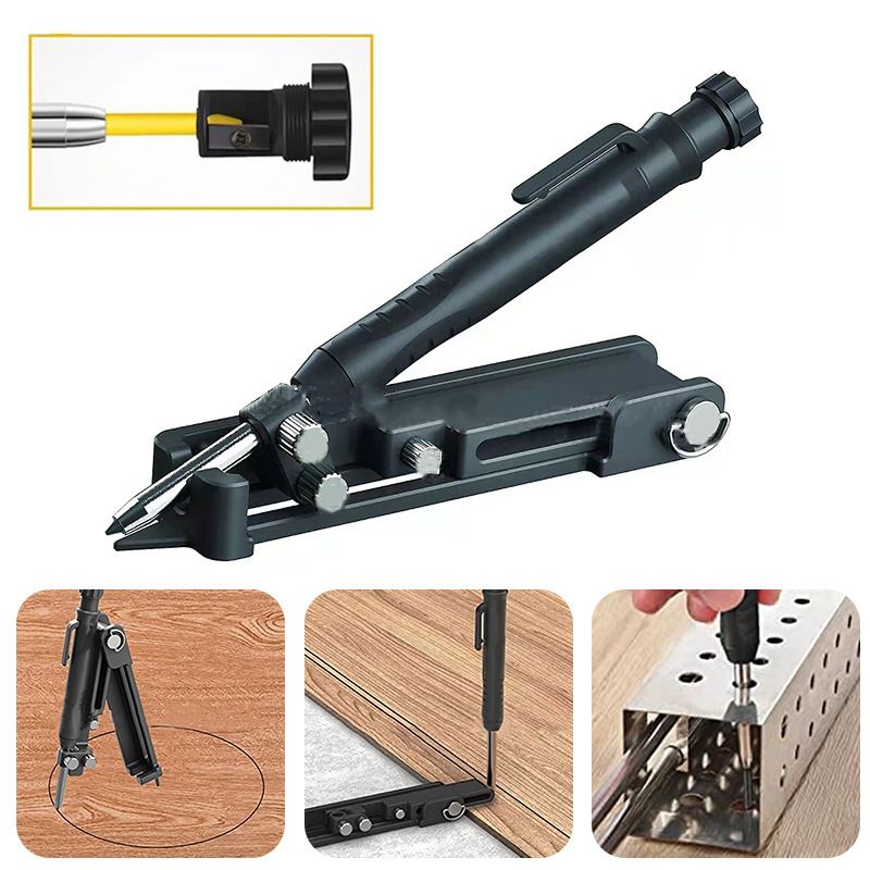 Versatile Scribing Tool, Scribing Tool with Deep Hole Carpenter Tracer Pencil — image 1