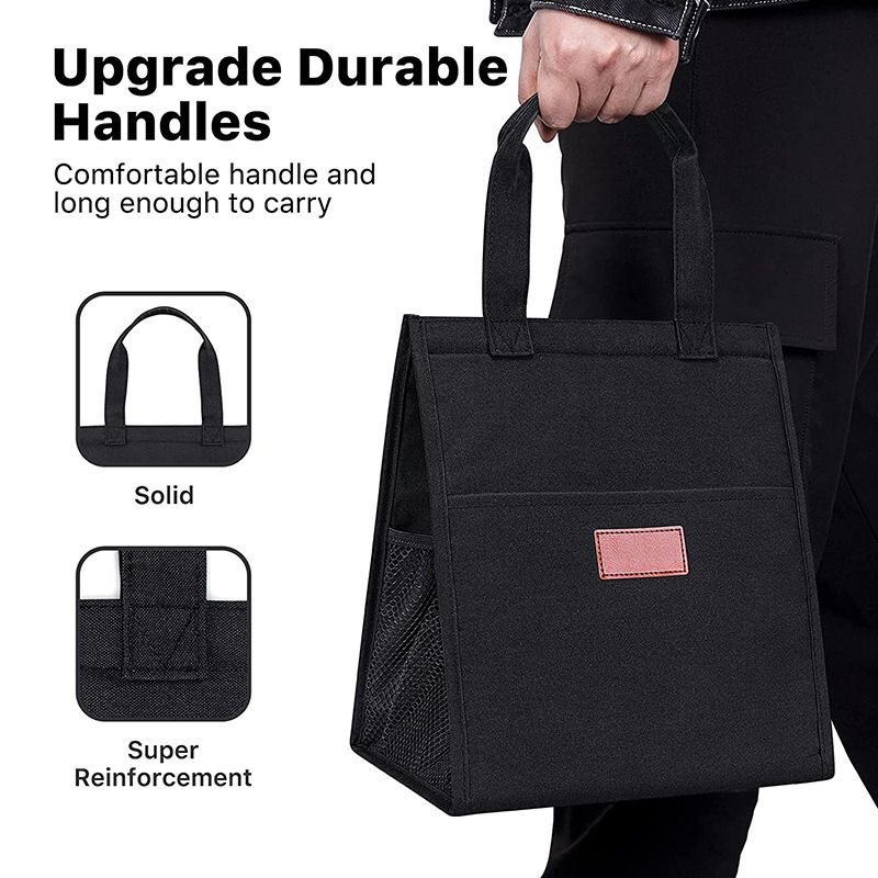 Lunch Bags for Women Insulated Reusable Lunch Tote with Internal Pocket view 3