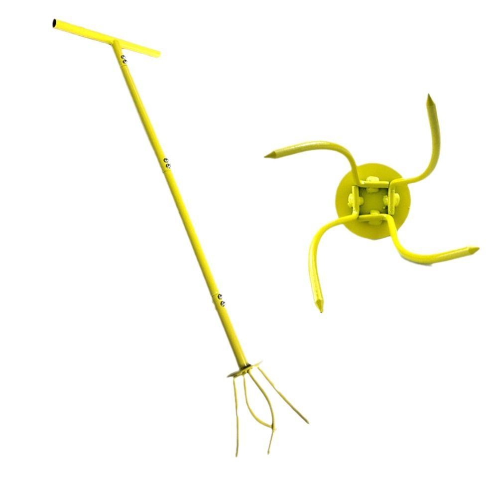Soil Tiller Long Handle Widely Use Comfortable Grip Handheld Twist Tiller Soil — image 1