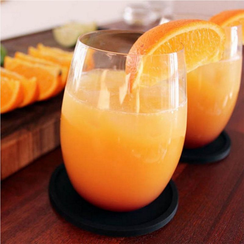 Coasters for Drinks-Anti-Slip Reusable Drink Coasters Set view 2