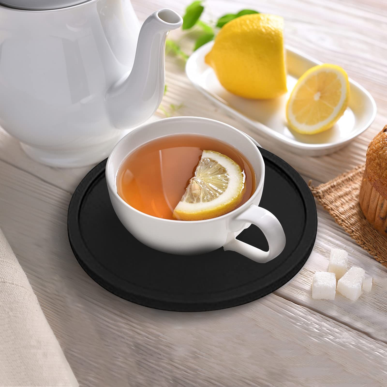 Coasters for Drinks-Anti-Slip Reusable Drink Coasters Set view 4