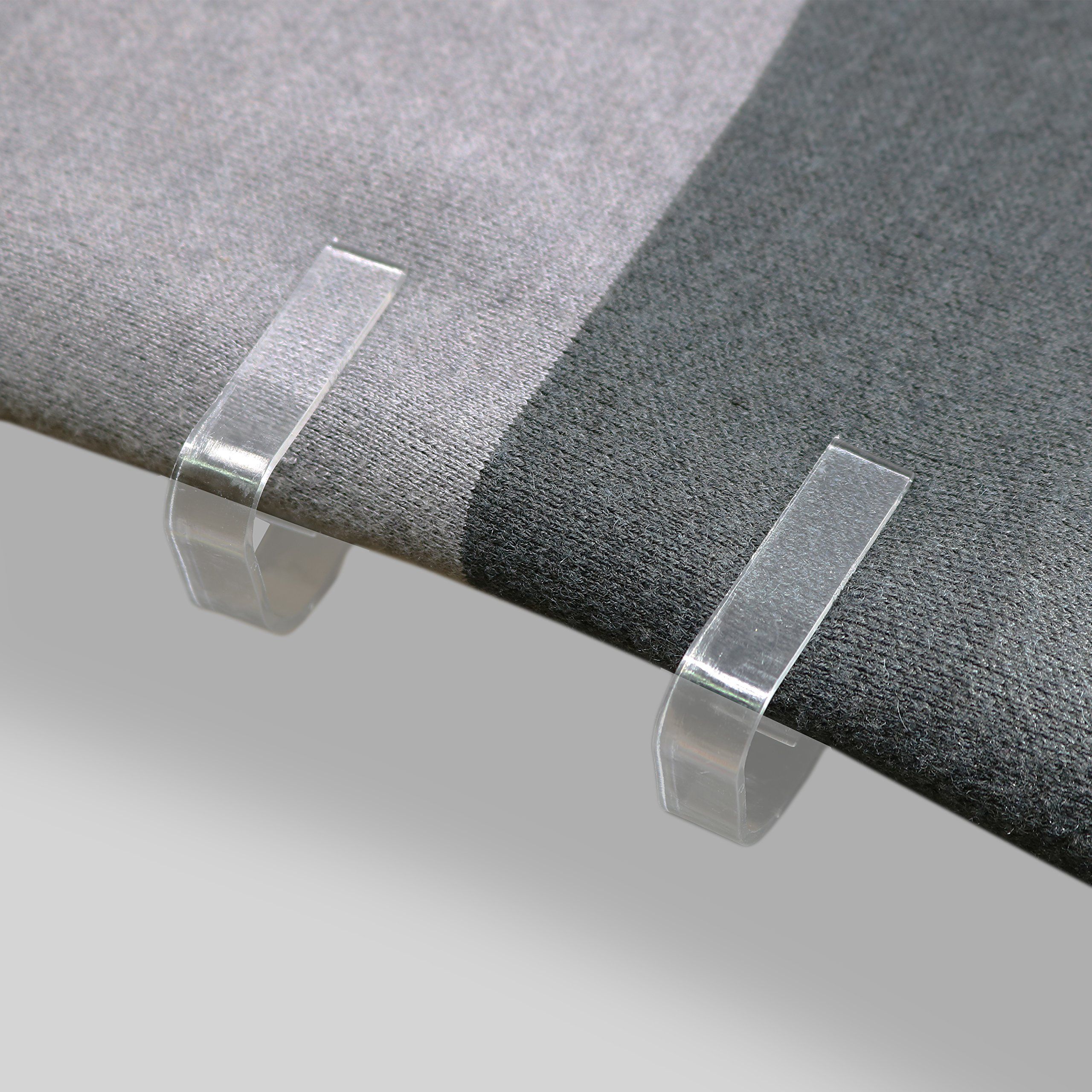 24 Pack Clear Plastic Tablecloth Clips Table Cover Holder for Party (24 Pack) view 4