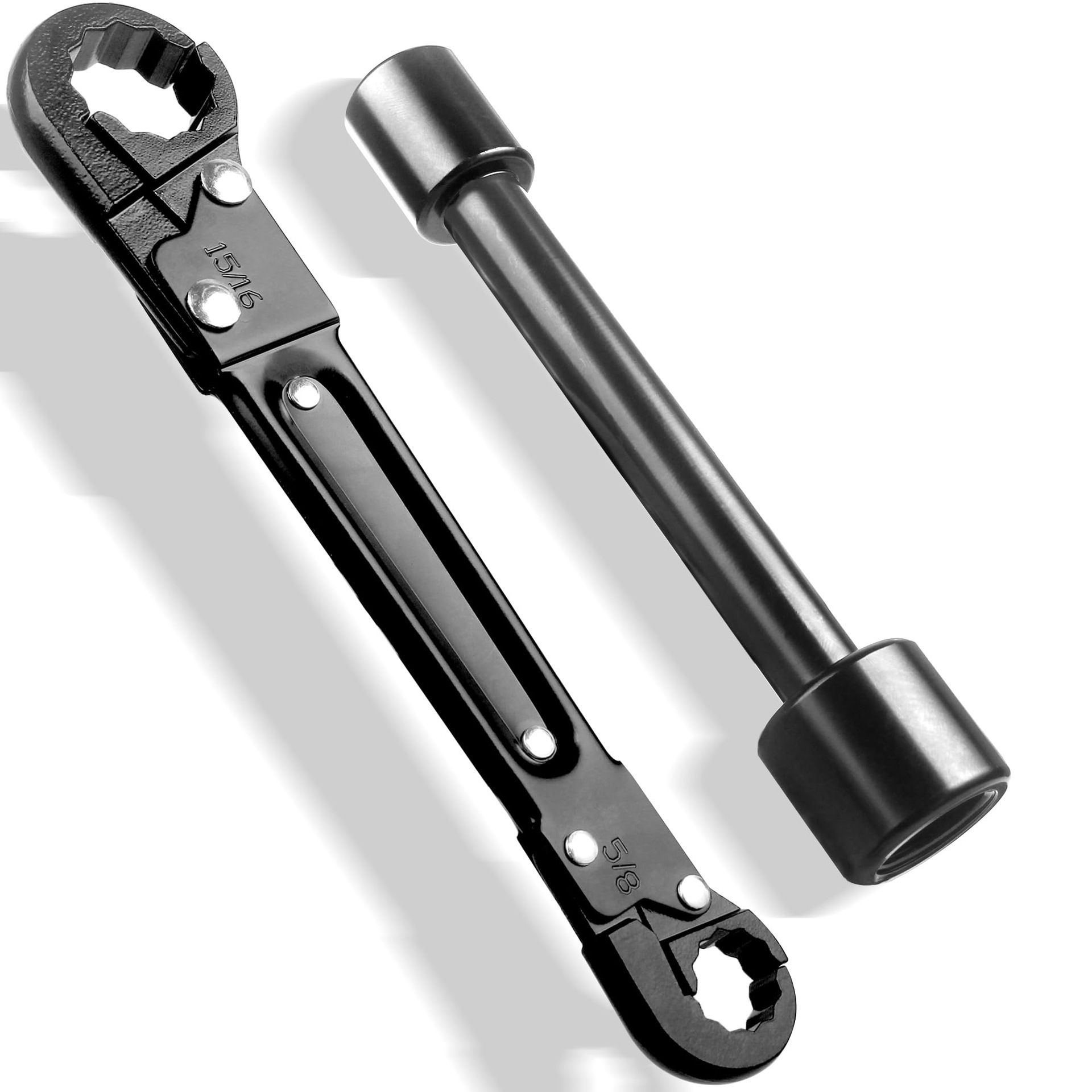 Plumbing Tools, Dual Wrench Kit,Angle Stop Wrench, Plumbing Wrench. — image 1