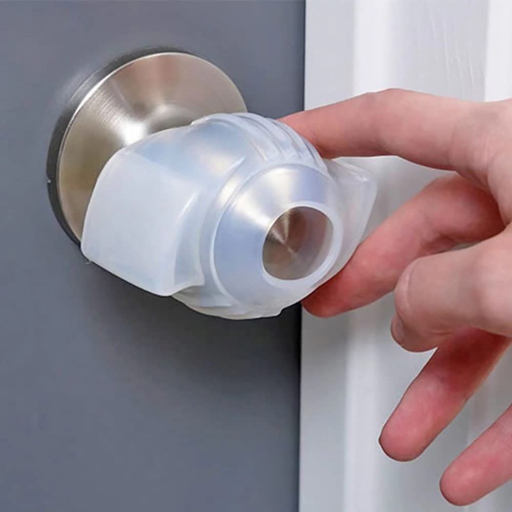Non-Slip Silicone Door Knob Turner Cover and Handle Gripper view 2