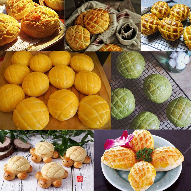 Plastic Lattice Press Pineapple Bun Mold view 5