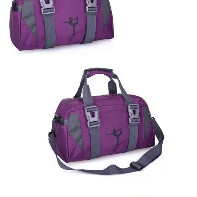 Small/Large Dance Duffle Bag For Girls Sport Gym Bags For Women Yoga Bag (Purple view 4