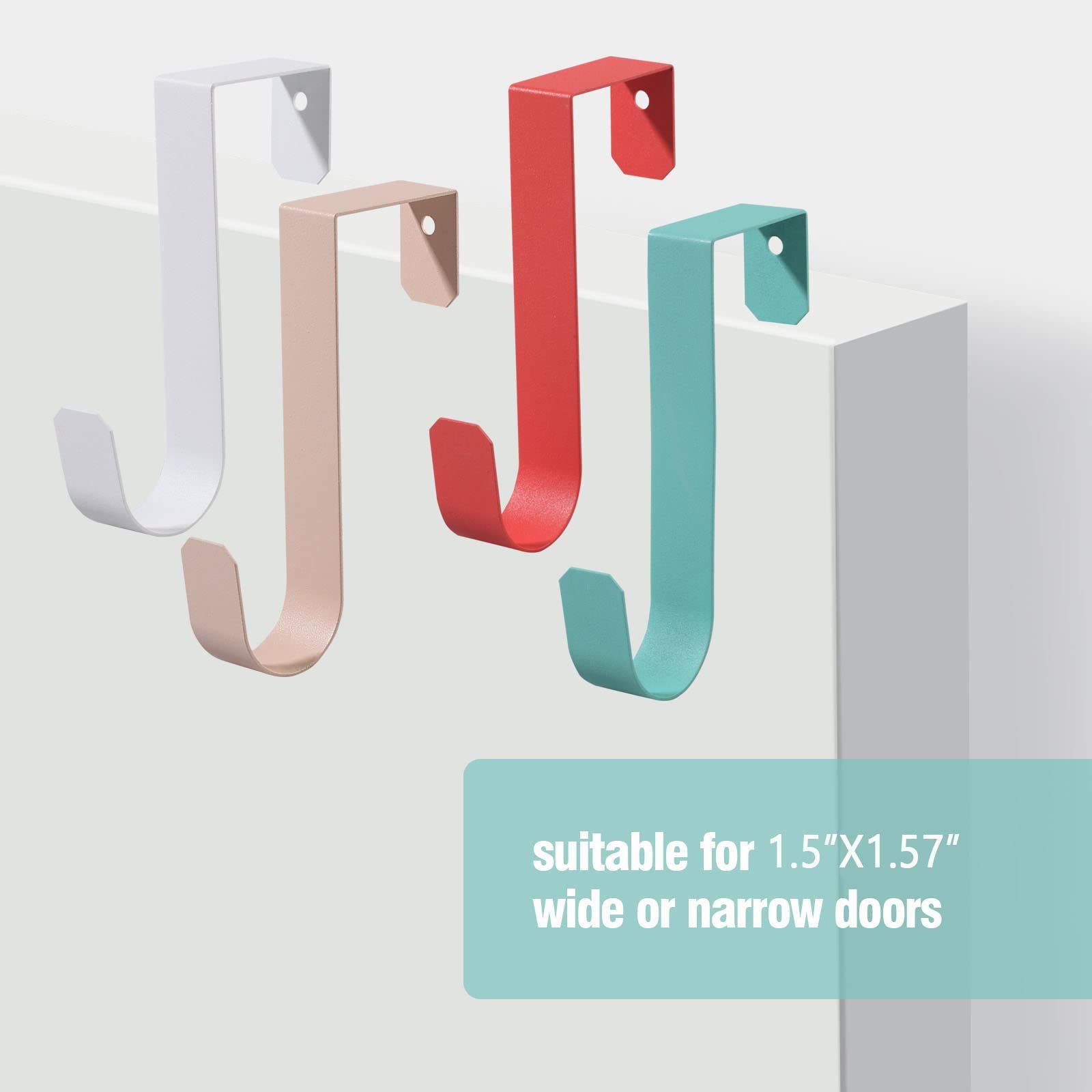 4 Pack Over The Door Hooks view 3