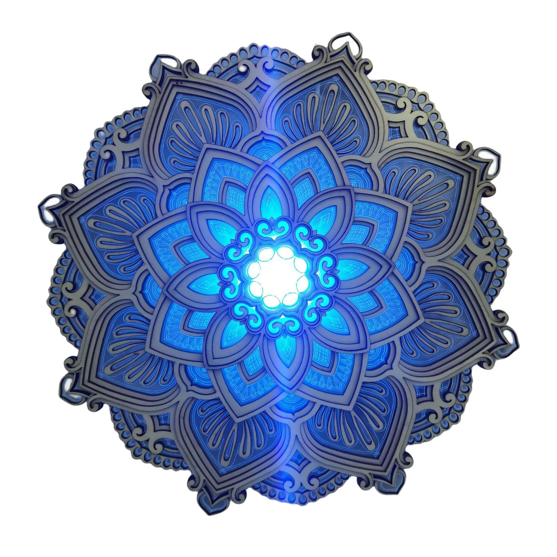 USB-Powered Mandala Atmosphere LED Night Light