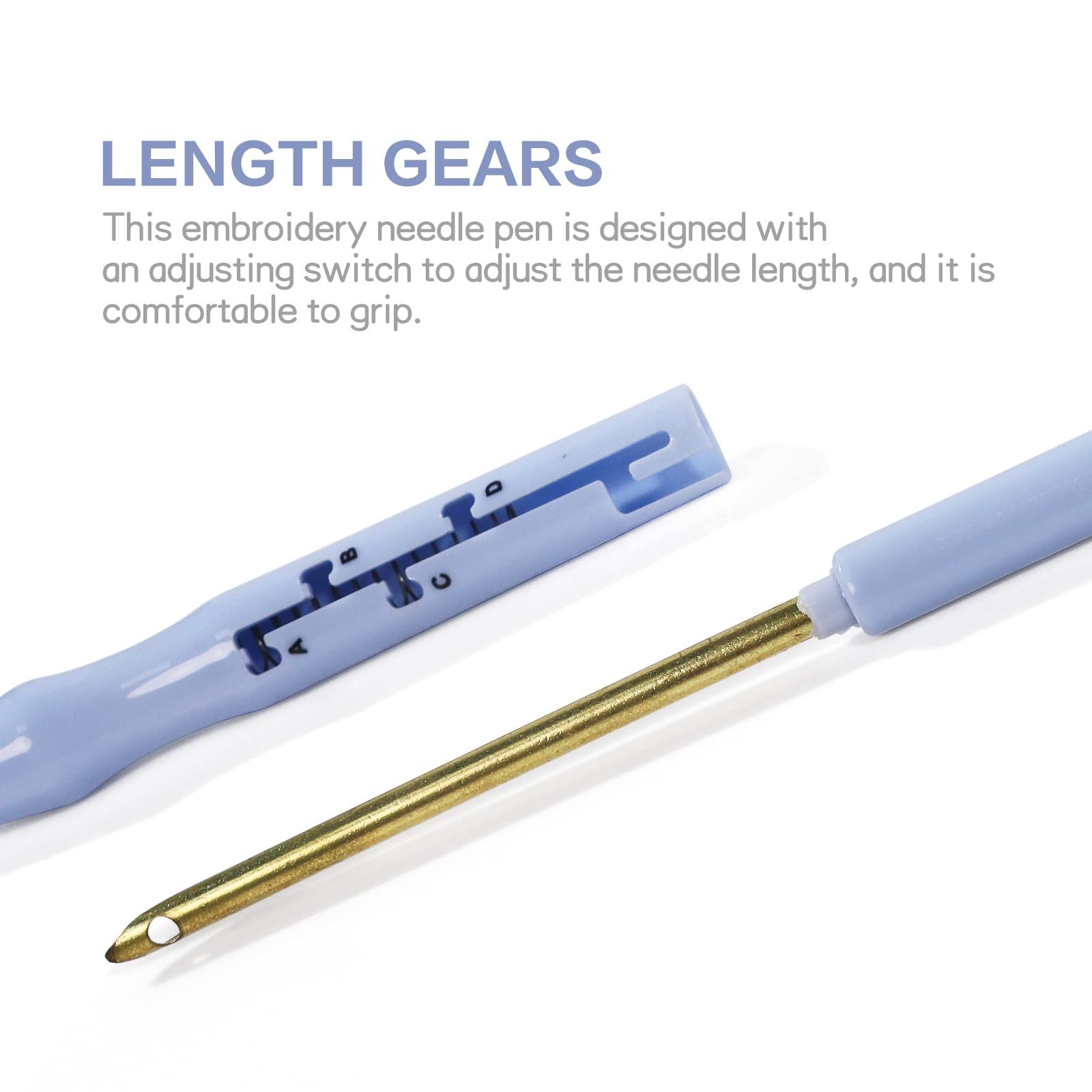 Punch Needle, Adjustable Embroidery Punch Needle, Sewing Embroidery Punch Pen view 3