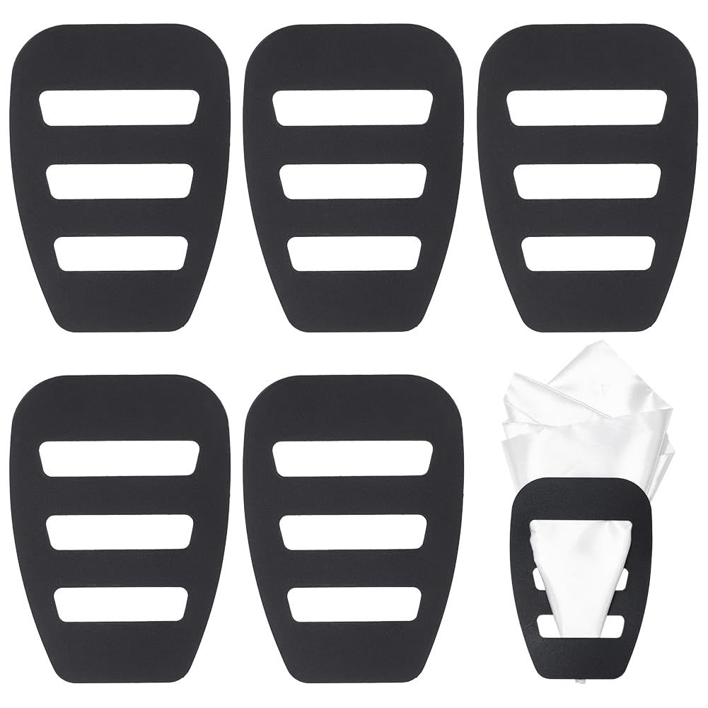 6 Pcs Pocket Square Holder for Men — image 1