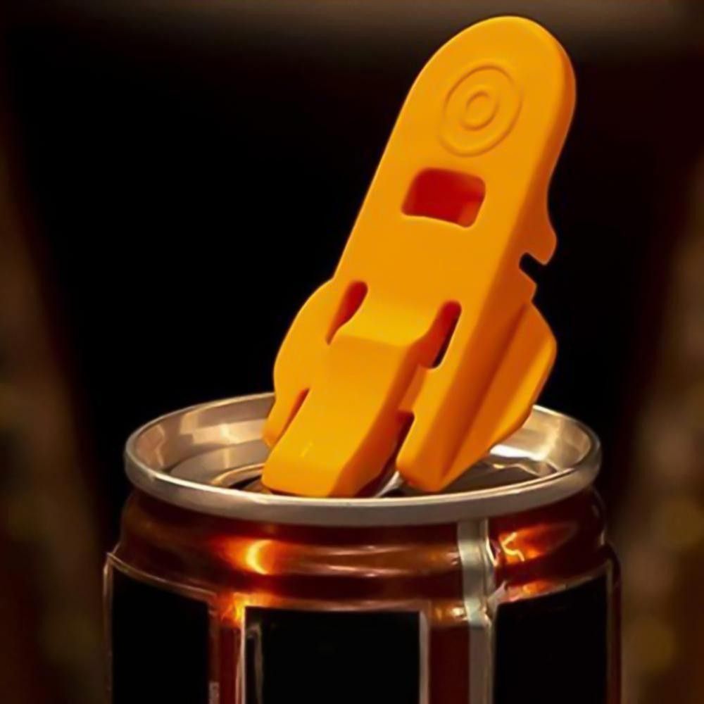 Manual Easy Can Opener, 6 Pack Colorful Soda Beer Can Opener & Beverage Can view 2