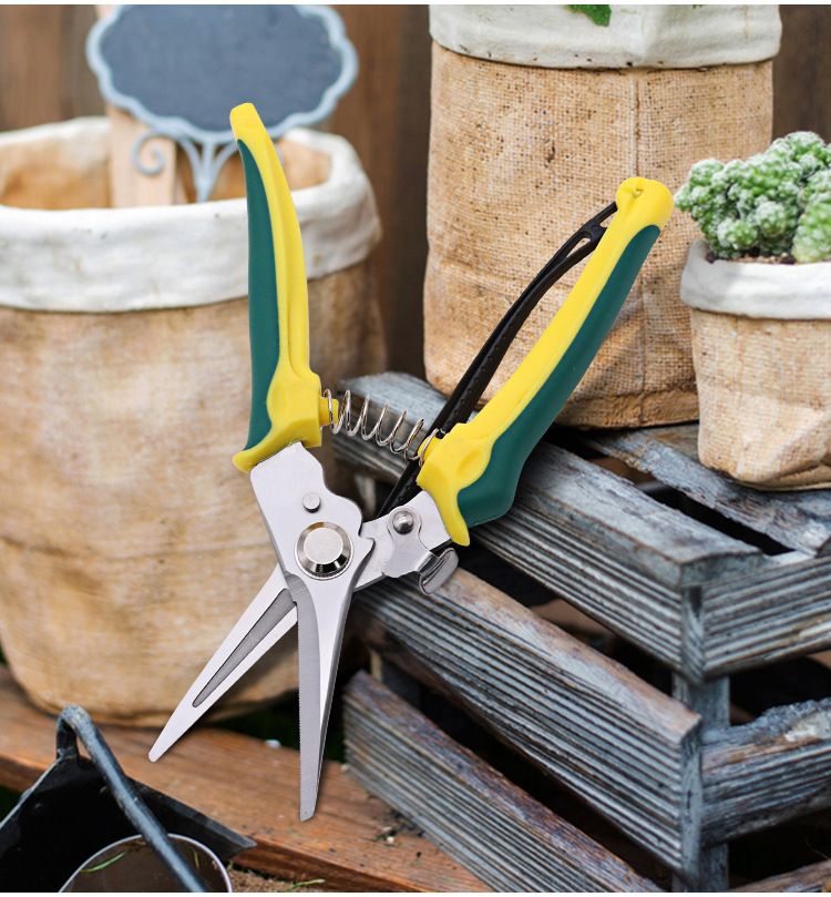 Bonsai Gardening Craft Scissors Multifunctional Shears Line Groove Shears view 3