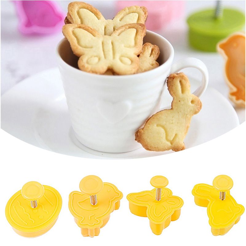 4Pcs Halloween Cookie Moulds view 3
