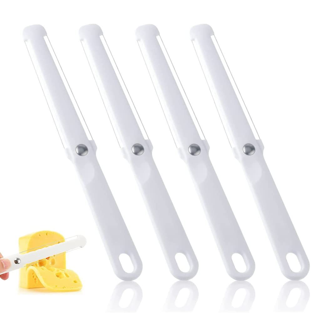 4 PCS Cheese Slicer Multifunctional Cheese Butter Slicer Cheese Knife Cheese — image 1
