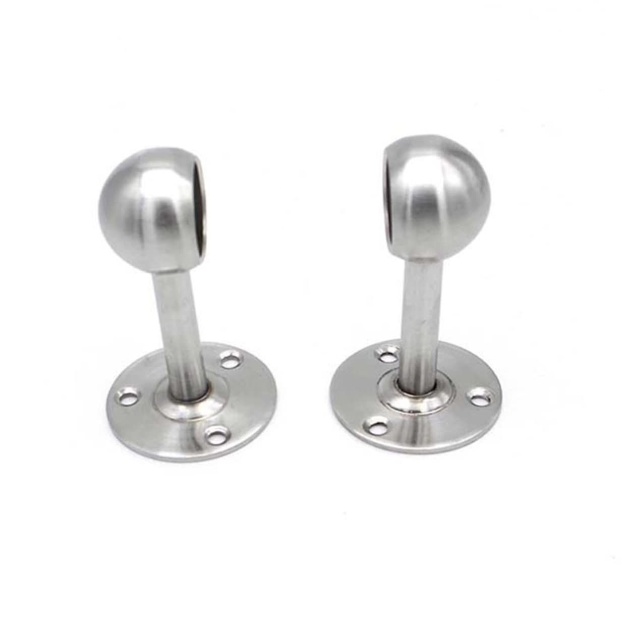 2pc Curtain Rod Ceiling-Mount Bracket