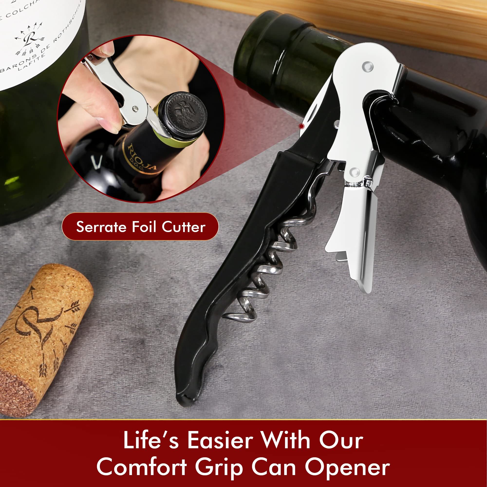 5pc Professional Waiter Corkscrew Wine Openers Set view 3