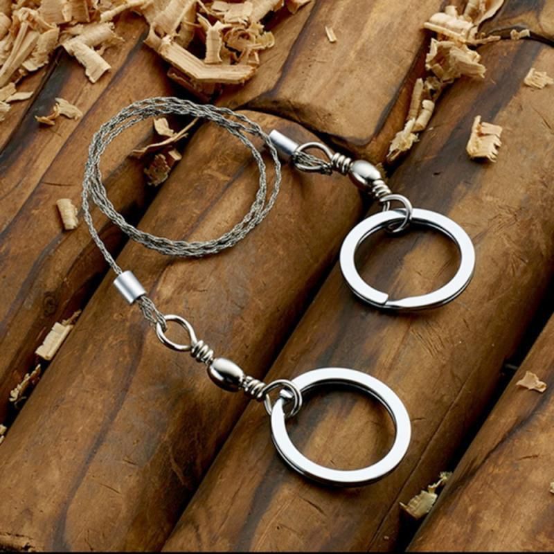 Wire Saw Survival I Stainless Steel Pocket Chainsaw Backpacking Gear I view 3