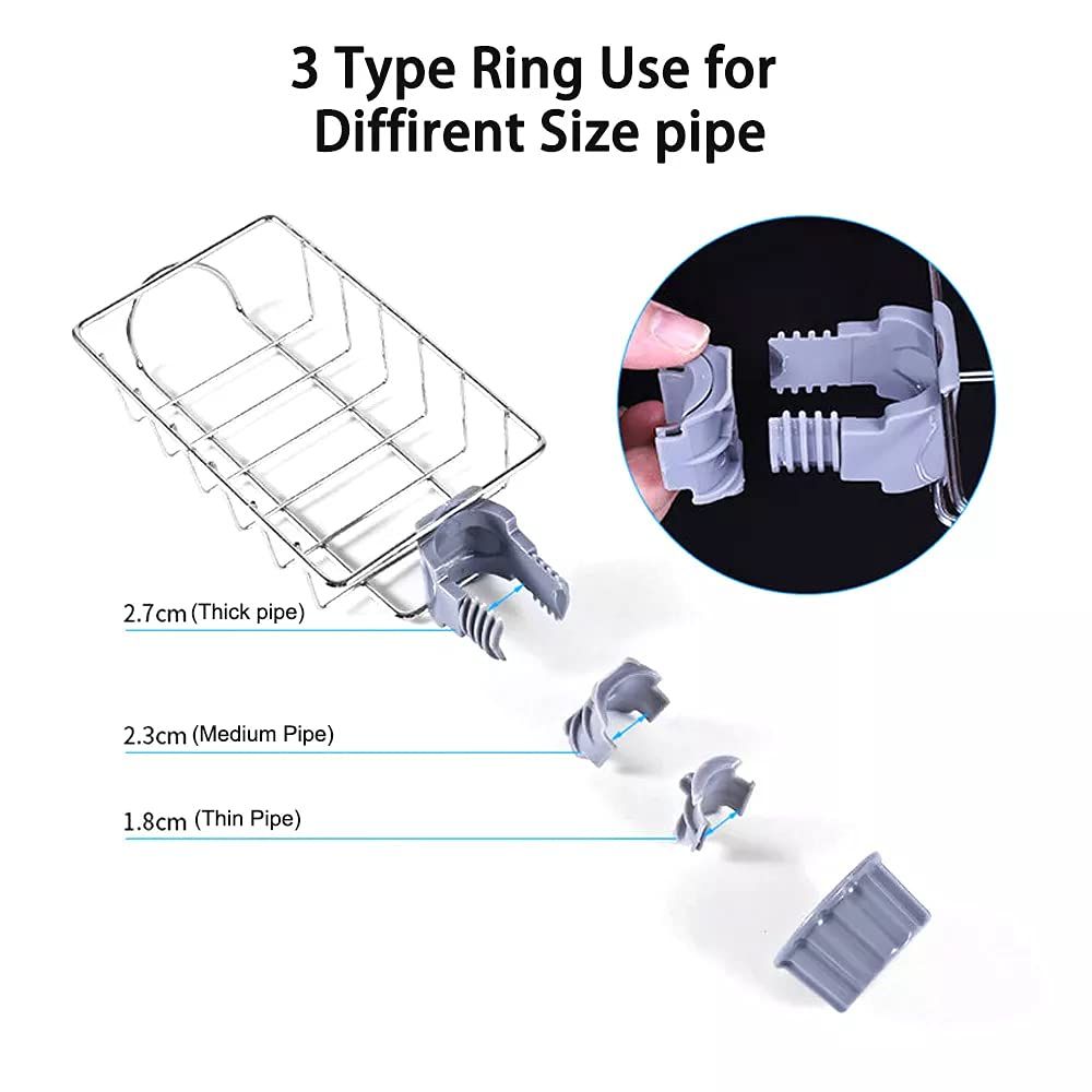 Hanging Type, Suitable for Kitchen Sink, Bathroom Sink Storage Rack, can be