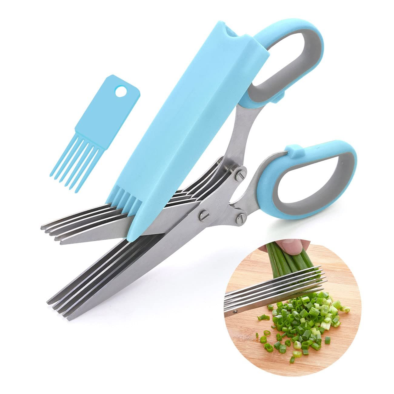 Salad Scissors with blades and Cover