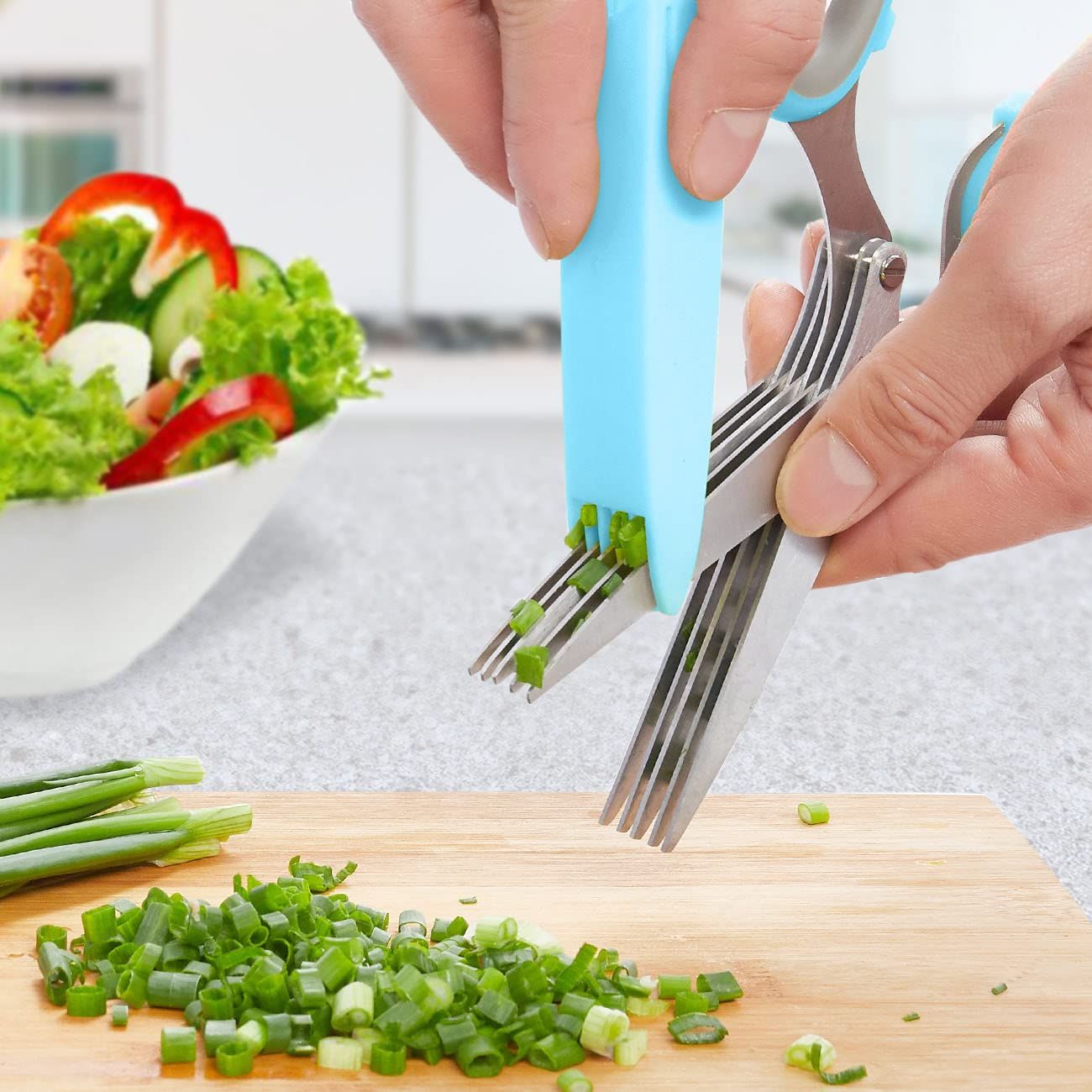 Salad Scissors with blades and Cover view 4