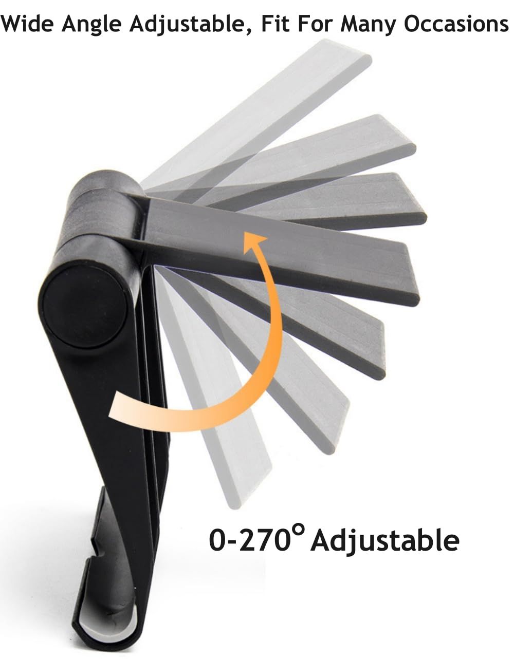 2pc Adjustable Foldable Cell Phone Stand for Desk view 4