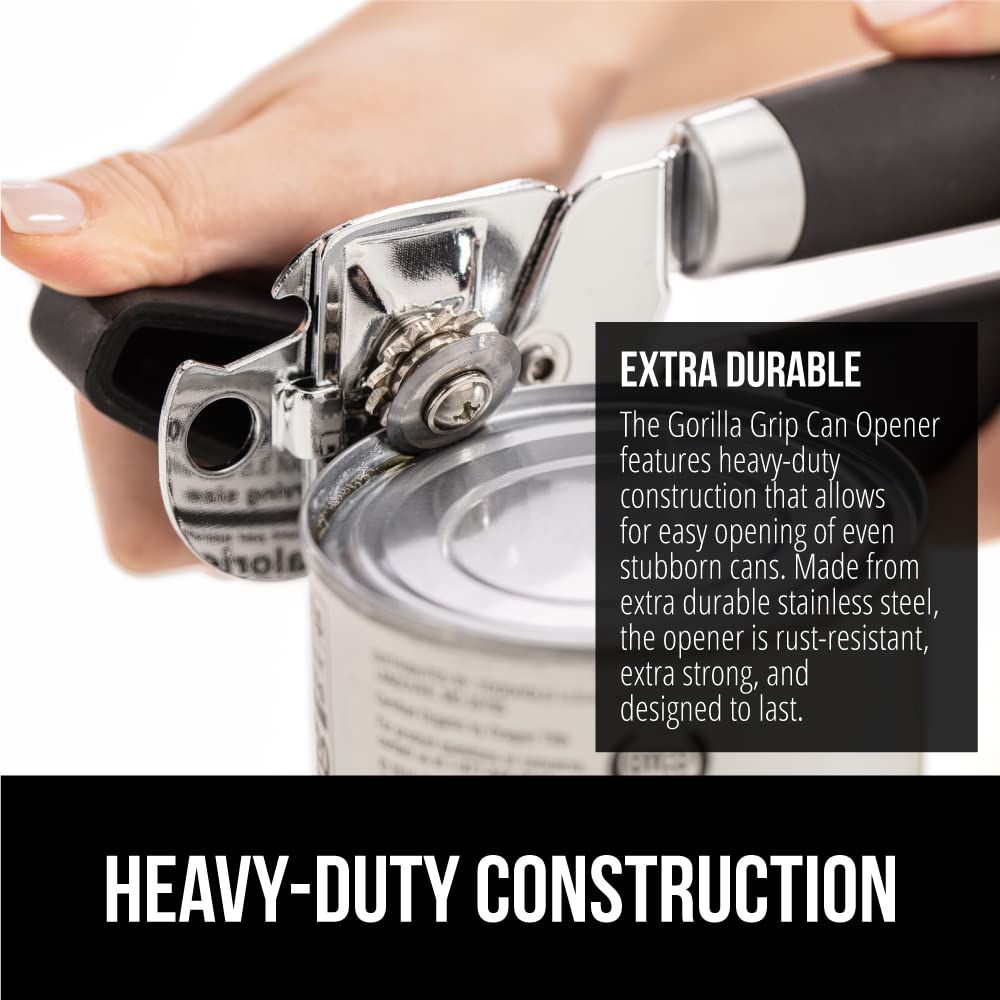 The Original Heavy Duty Stainless Steel Smooth Edge Manual Hand Held Can view 4